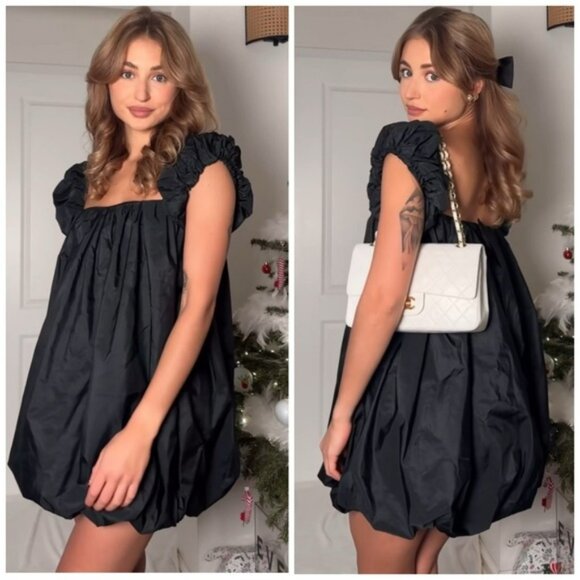 ZARA VOLUMINOUS TAFFETA NEW YEARS DRESS ZW COLLECTION NWT BLOGGER FAV! - Picture 8 of 10